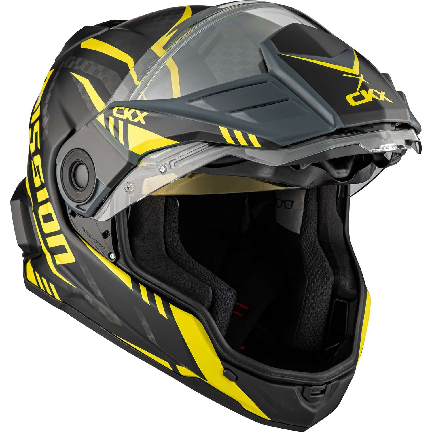 Casque intégral à double écran CKX Mission Carbon Code
